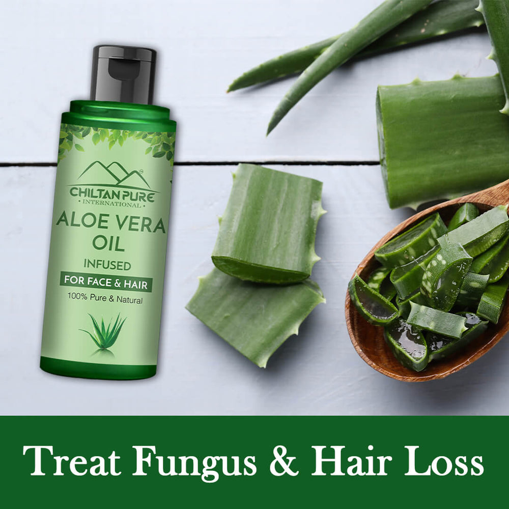 Aloe Vera Oil – Rich in Vitamins, Minerals, Rejuvenates Your Skin & Hair Cells, Heal Dark Spots, Wrinkles, Stretch Marks & Dry Skin Issues [ایلویرا] - Mamasjan