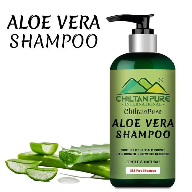 Aloe Vera Shampoo – Soothes Itchy Scalp, Boosts Hair Growth, Prevents Hair Loss & Dandruff - Mamasjan