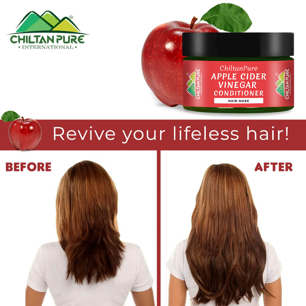 Apple Cider Vinegar Conditioner Hair Mask – Promote Hair Growth, Prevent Dandruff, Reduce Frizziness, Makes Hair Smooth & Shiny - Mamasjan