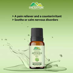 Artemisia Essential oil – Wormwood Essential Oil – Acts as an Emmenagogue, Relieves Nervous Afflictions & Prevents Microbial Infections - Mamasjan