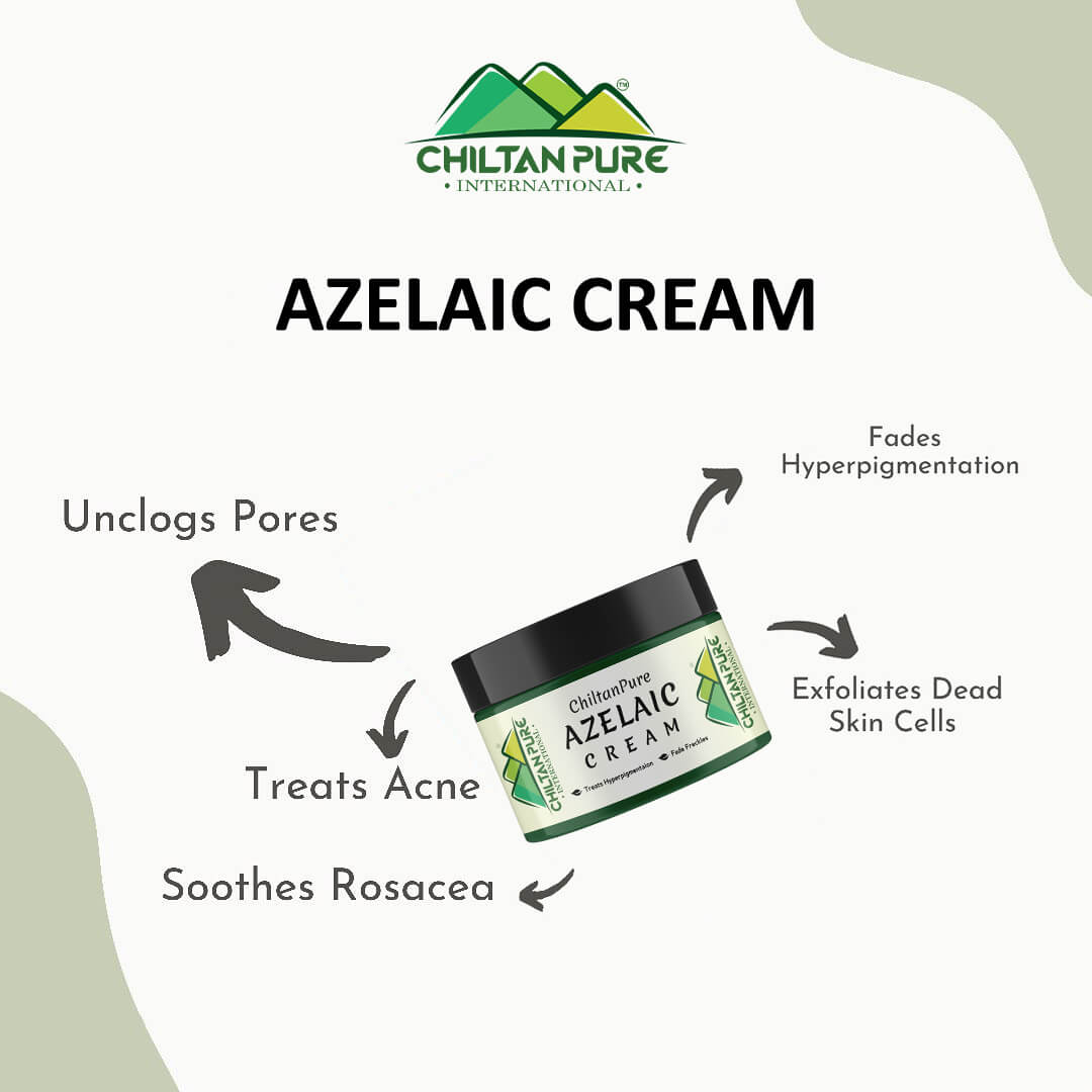 Azelaic Cream – Antibacterial, Lighten Freckles, Reduce Hyperpigmentation & Fade Acne Scars 50ml - Mamasjan