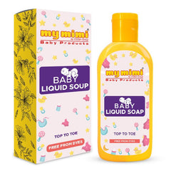 Baby Liquid Soap - Top to Toe, Tear Free, Free from Dyes, Deep Cleanses Baby's Skin - Mamasjan