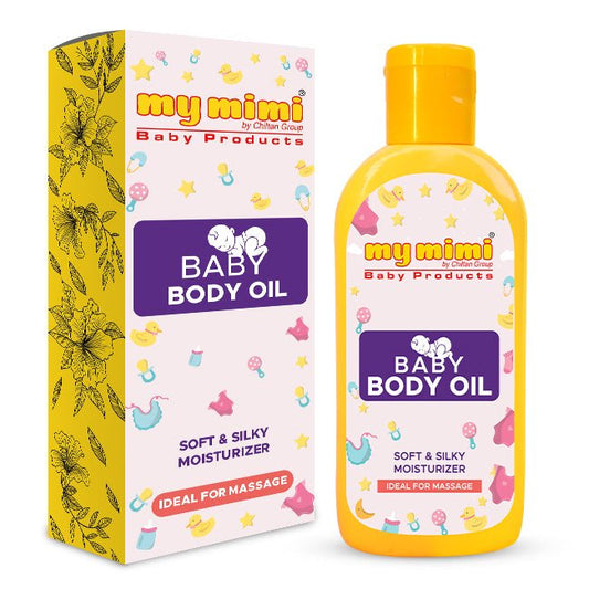 Baby Oil - Nourishes Baby's Skin Deeply, Ideal for Massage, Soft & Silky Moisturizer - Mamasjan