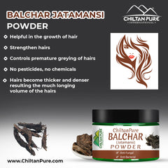 Balchar (Jatamansi) Powder – Stress Buster, Effective for Alopecia, Improves Learning & Memory Ability - Mamasjan