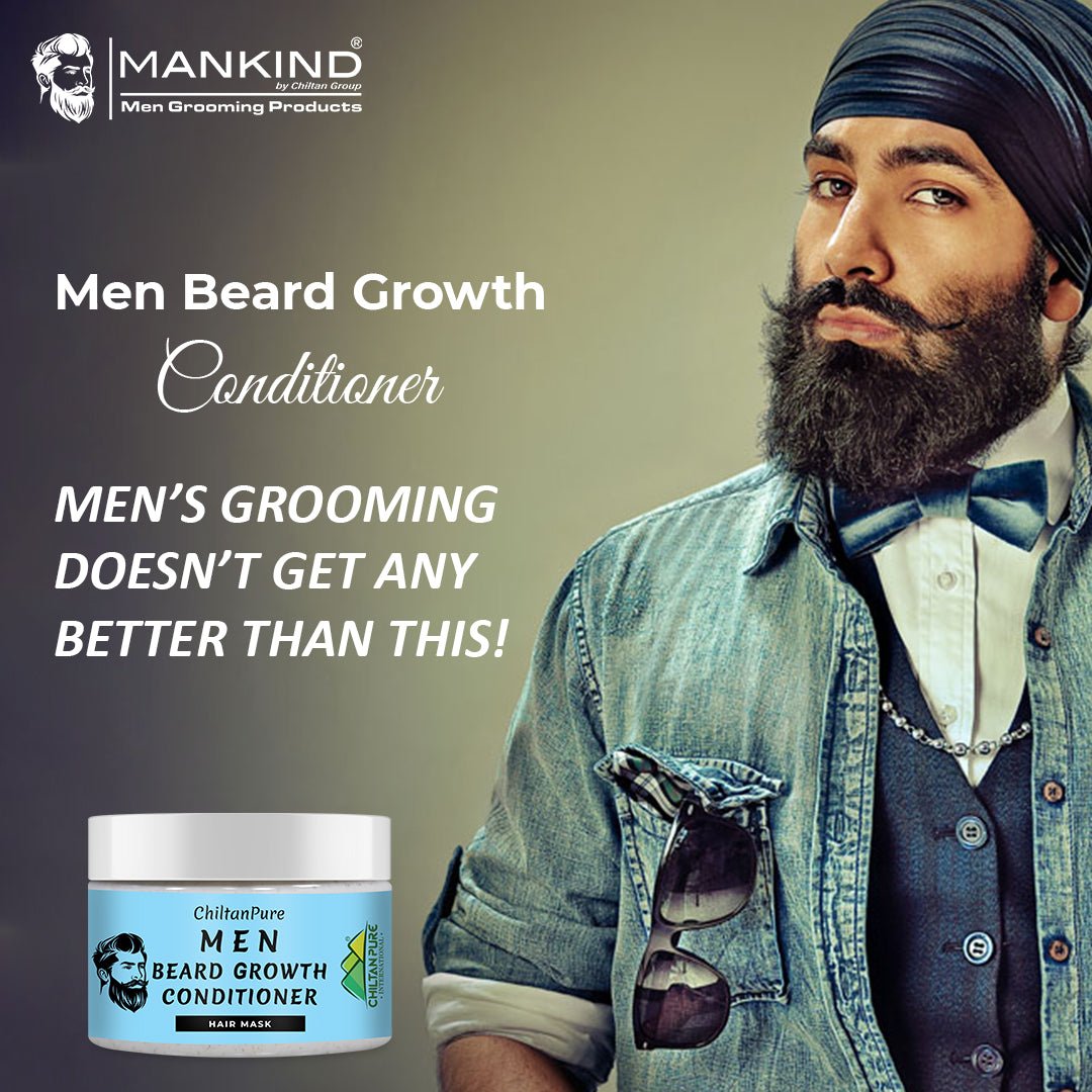 Beard Growth Conditioner Hair mask – Nourishes, Style & Boosts a Healthy, Shiny Beard 100ml - Mamasjan