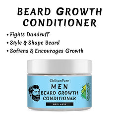 Beard Growth Conditioner Hair mask – Nourishes, Style & Boosts a Healthy, Shiny Beard 100ml - Mamasjan