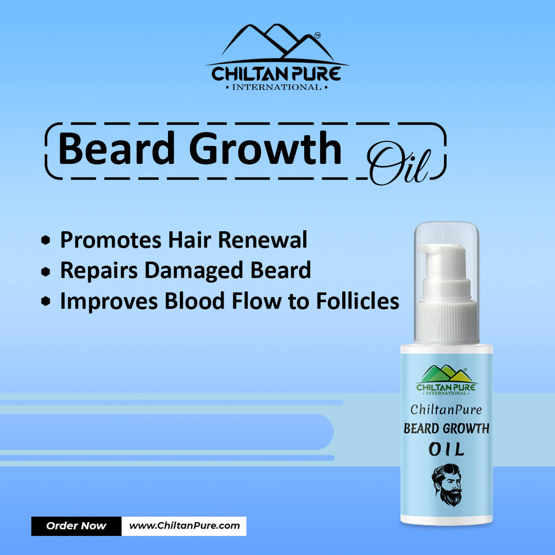 Beard Growth Oil – Boosts Beard Growth, Prevents Beard Dandruff, Gives Healthy Looking Beard, Softens & Conditions Beard 50ml - Mamasjan