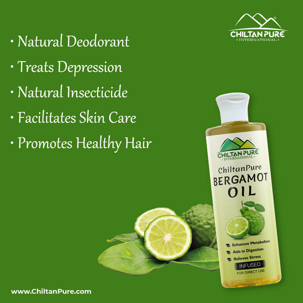 Bergamot Infused Oil – Asthma Prevention, Eases Anxiety, Promotes Healthy Hair & Facilitates Skin Care - Mamasjan