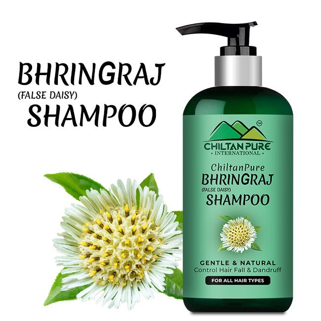 Bhringraj Shampoo - Nourishes Scalp, Promotes Hair Growth, and Prevents Premature Hair Greying - Mamasjan