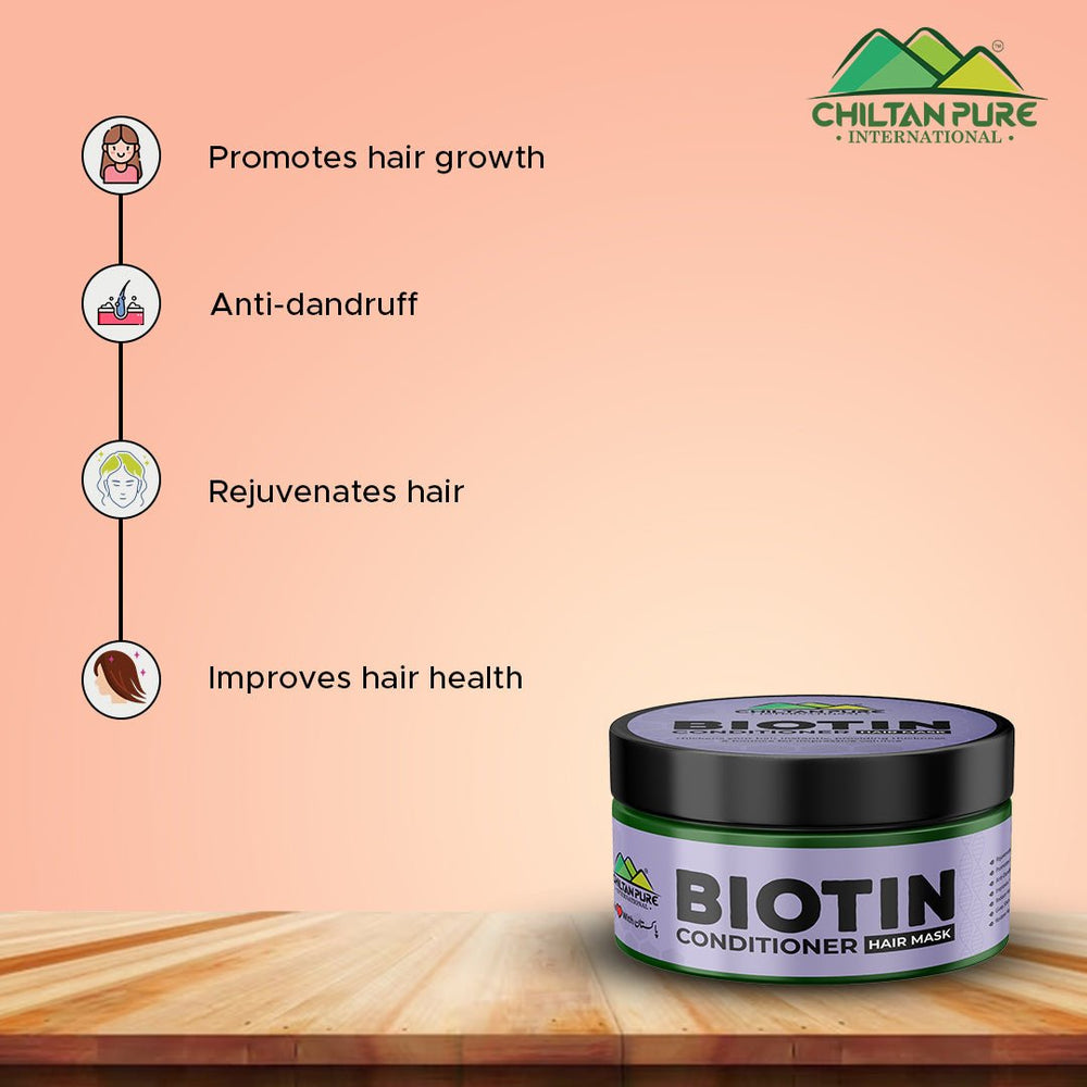 Biotin Conditioner Hair Mask – Boosts Hair Growth, Reduce Hair Breakage, Improves Hair Health & Add Volume to Hair,, Doctor's 👨‍⚕️ Recommended - Mamasjan