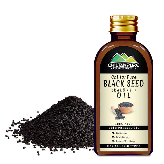 Black Seed Oil 140ml - kalongi oil - Cure Psoriasis, Acne, Reducing high Cholesterol - Mamasjan