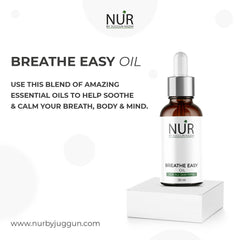 Breathe Easy Oil – An Essential Oil for Allergy, Sinus, Cough & Congestion Relief, Helps Soothe & Calm Your Breath, Body & Mind - Mamasjan