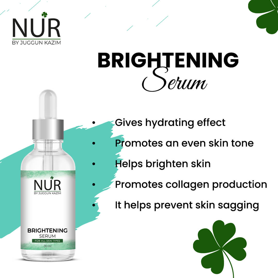 Brightening Serum – Intensives For Dewy Looking Skin, Hydrates, Moisturizes & Reduce Wrinkles, 100% All Natural Formula - Mamasjan