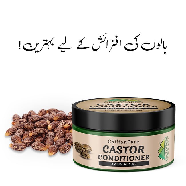 Castor Hair Conditioning Mask – Leave Your Hair Smooth, Shiny – Castor Oil for Hair - Mamasjan