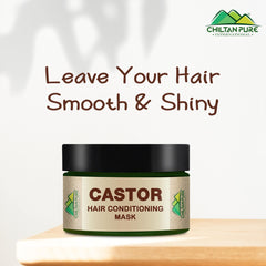 Castor Hair Conditioning Mask – Leave Your Hair Smooth, Shiny – Castor Oil for Hair - Mamasjan