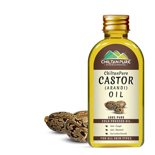 Castor Oil – Eyelsh Growth Enhancer, Beneficial for Acne – Prone Skin, Makes Hair Smooth & Shiny - Mamasjan