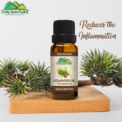 Cedarwood Essential Oil – Combats Hair Loss, Tightens Muscles, Natural Sedative & Antiseptic - Mamasjan