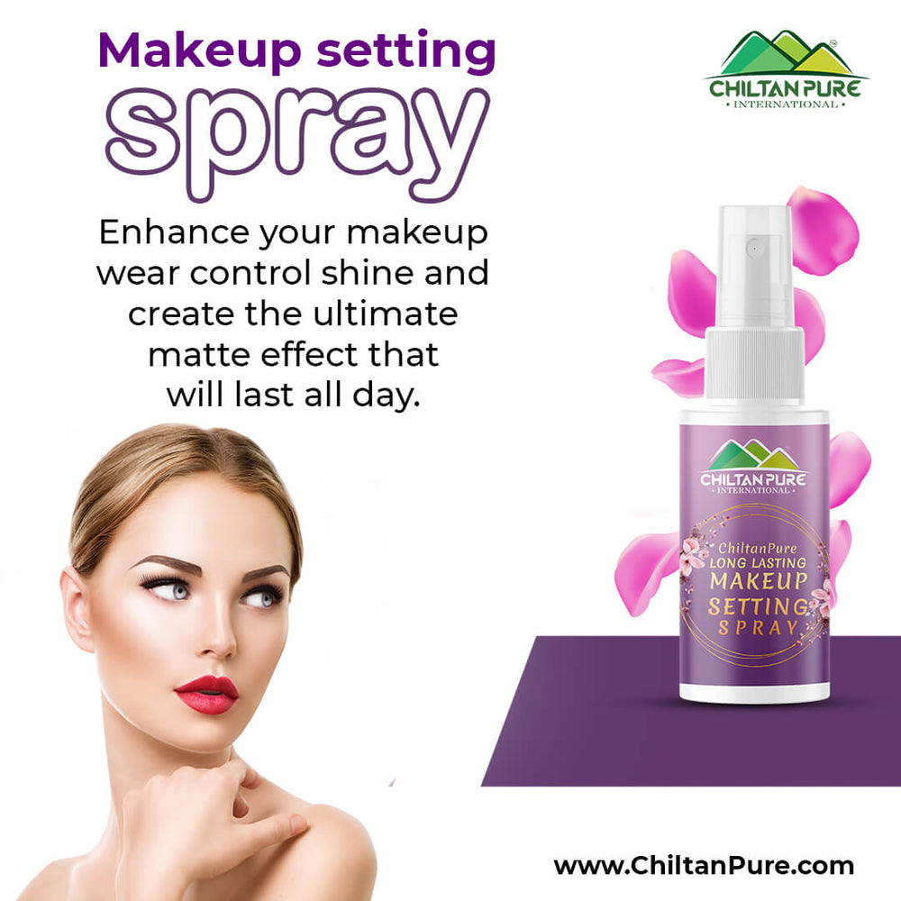Chiltan Makeup Setting Spray – Keeps Skin Hydrated, Plump and Soft & Provides Dewy Glow Make-up look - Mamasjan