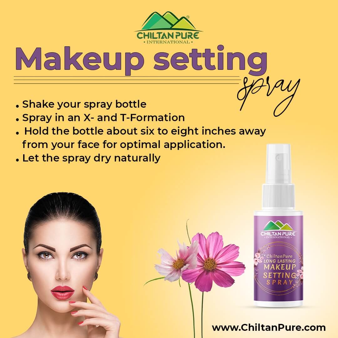 Chiltan Makeup Setting Spray – Keeps Skin Hydrated, Plump and Soft & Provides Dewy Glow Make-up look - Mamasjan