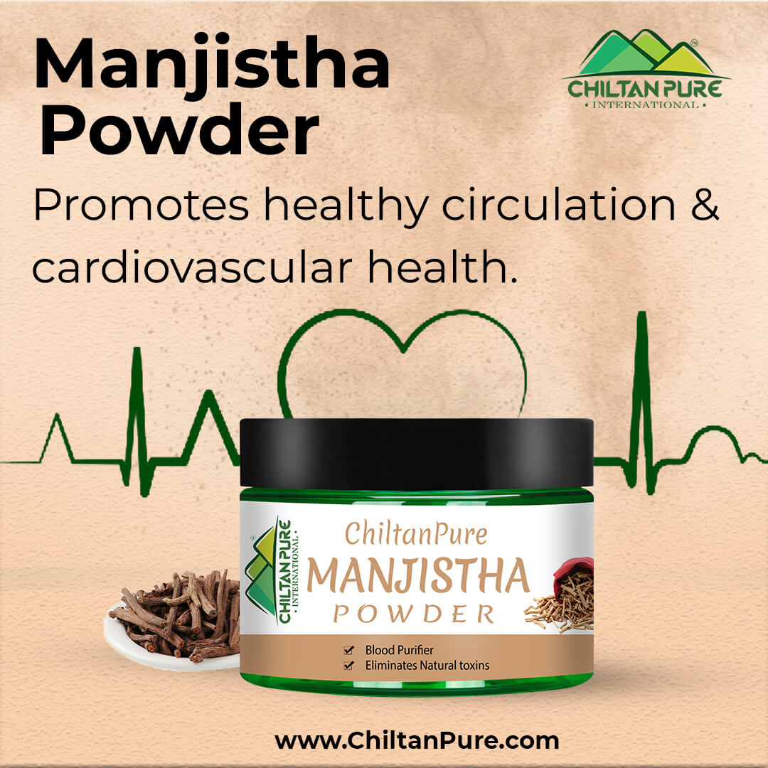 ChiltanPure Manjistha Powder – Beneficial for Vitiligo, Hyperpigmentation, Acne-Prone Skin & Scars - Mamasjan