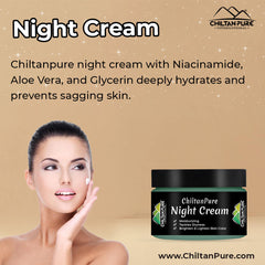 ChiltanPure Night Cream – Boosts Collagen, Tackles dryness & Prevents Skin from Sagging - Mamasjan