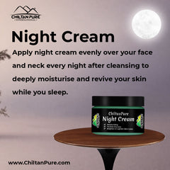 ChiltanPure Night Cream – Boosts Collagen, Tackles dryness & Prevents Skin from Sagging - Mamasjan
