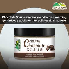 Chocolate Face & Body Scrub – Exfoliates & Energizes Skin, Reduces Pore Size, Gives Skin Firmness, For All Skin Types - Mamasjan