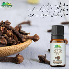 Clove Essential Oil – Good for Oral Health, Soothes Skin, Stimulates Hair Growth & Eliminates Toxins from Blood - Mamasjan
