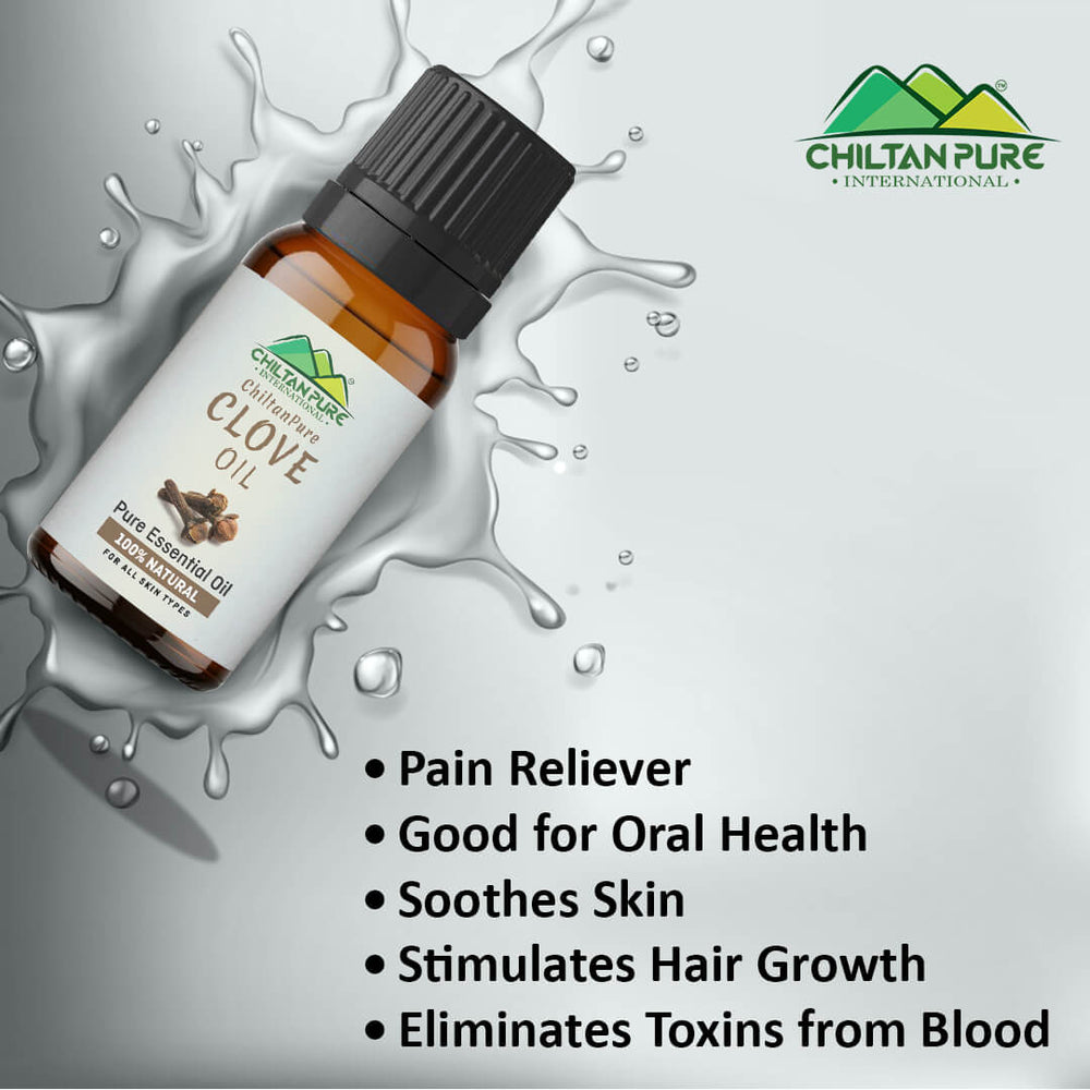 Clove Essential Oil – Good for Oral Health, Soothes Skin, Stimulates Hair Growth & Eliminates Toxins from Blood - Mamasjan