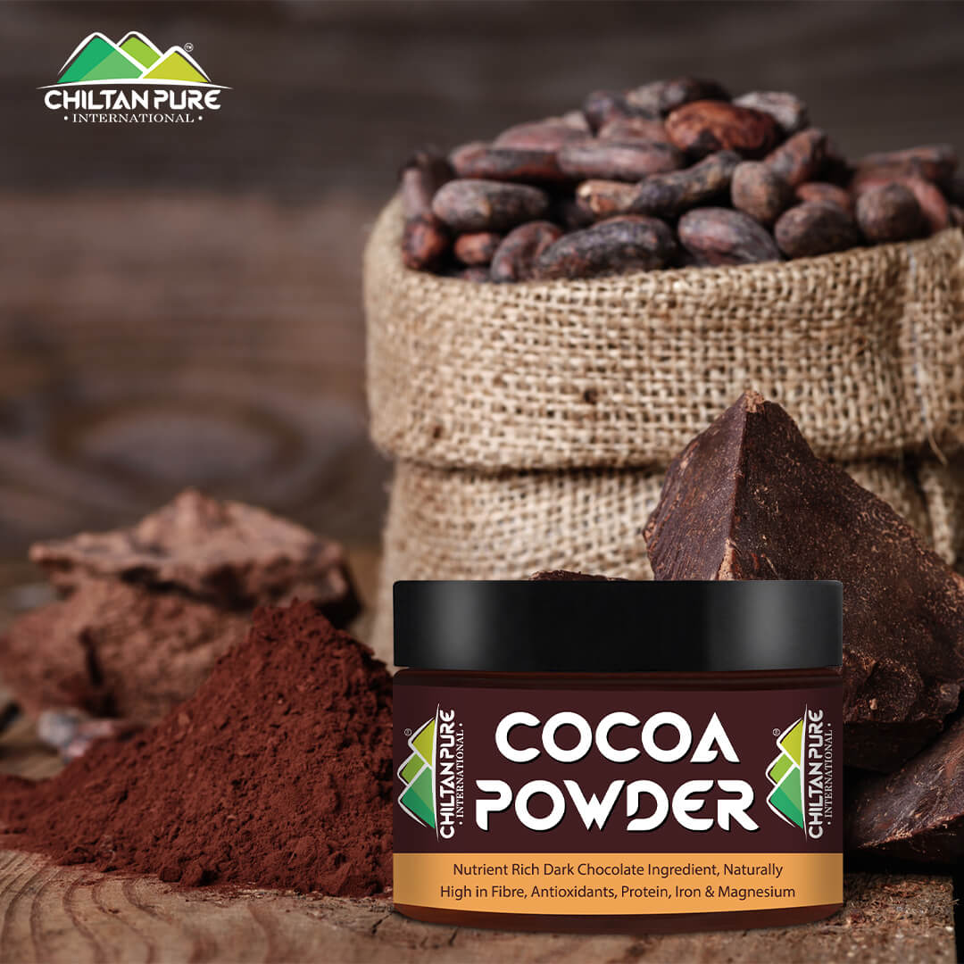 Cocoa Powder - Unsweetened Gluten Free Cocoa Powder, Ideal For Baking Brownies, Cakes, Cooking &amp; Concocting Delicious Hot Chocolate [ کوکو پاؤڈر] - Mamasjan