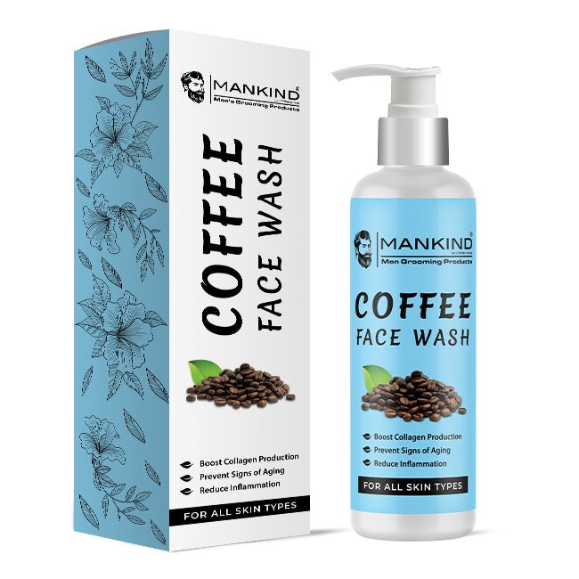 Coffee Face Wash - Boosts Collagen Production, Prevents Signs of Aging & Reduces Skin Inflammation - Mamasjan