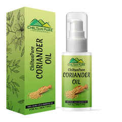 Coriander Oil – Prevents Hair Greying 50ml - ChiltanPure