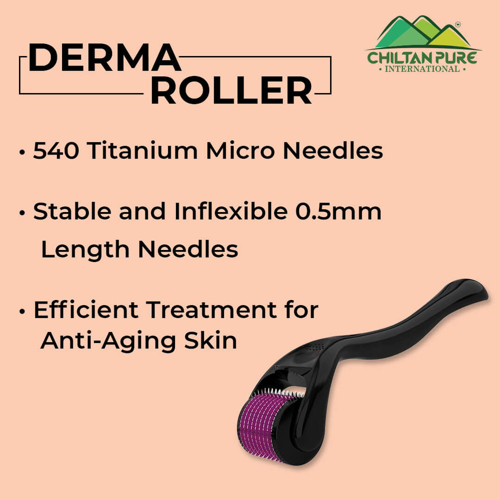 Derma Roller System – Ultra Sharp Needle Tips, Therapy for Skin Regeneration, Efficient Treatment for Anti-Aging Skin & Stretch Marks!! - Mamasjan