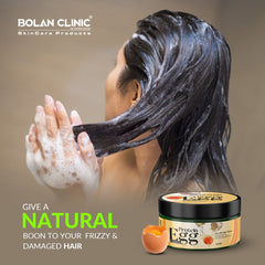 Egg Conditioner Mask - Promotes Hair Growth, Prevents Frizziness, and Gives Hair A Lustrous, Thick Look - Mamasjan