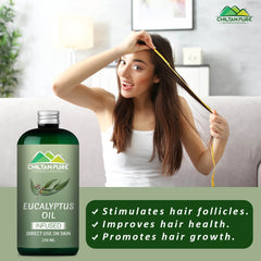 Eucalyptus Infused Oil – Prevents Acne, Soothes Dry Skin, Natural Stress Buster & Reduces Scalp Irritation - Mamasjan