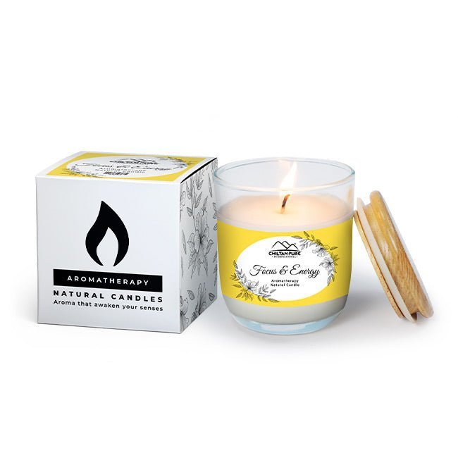 Focus & Energy Aromatherapy Candle – Warm up the Soul Inside!! 500g - Mamasjan