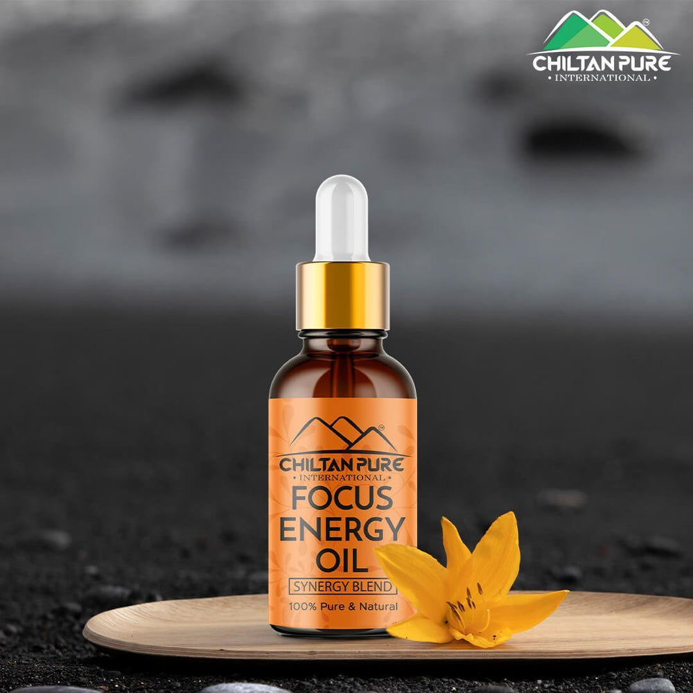 Focus & Energy Oil – Give You Extra Boost You Need with 100% Pure Undiluted Certified Organic Essential Oils 30ml - Mamasjan