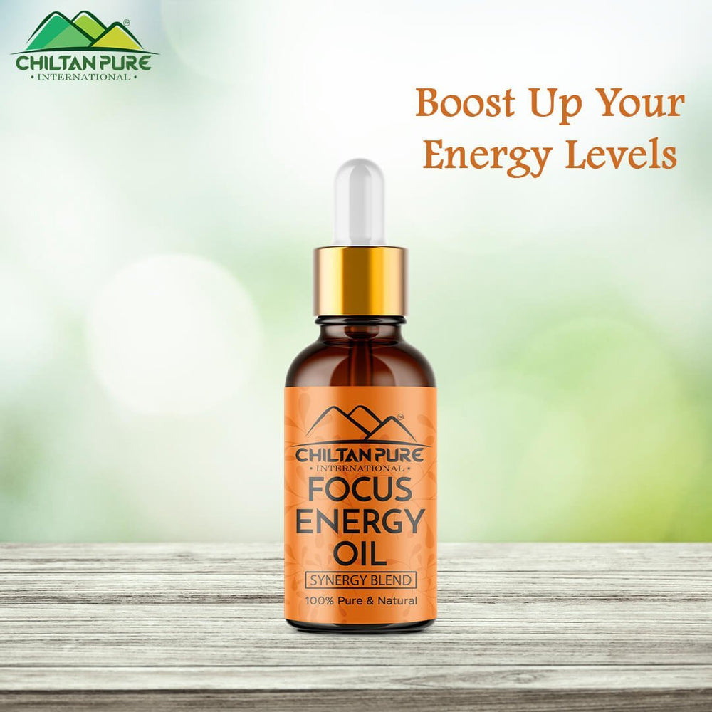 Focus & Energy Oil – Give You Extra Boost You Need with 100% Pure Undiluted Certified Organic Essential Oils 30ml - Mamasjan
