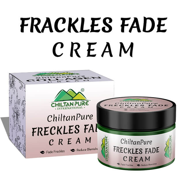 Freckles Fade Cream – Hydrates Skin, Fade Freckles, Reduce Blemishes & Lightens Hyperpigmentation - ChiltanPure