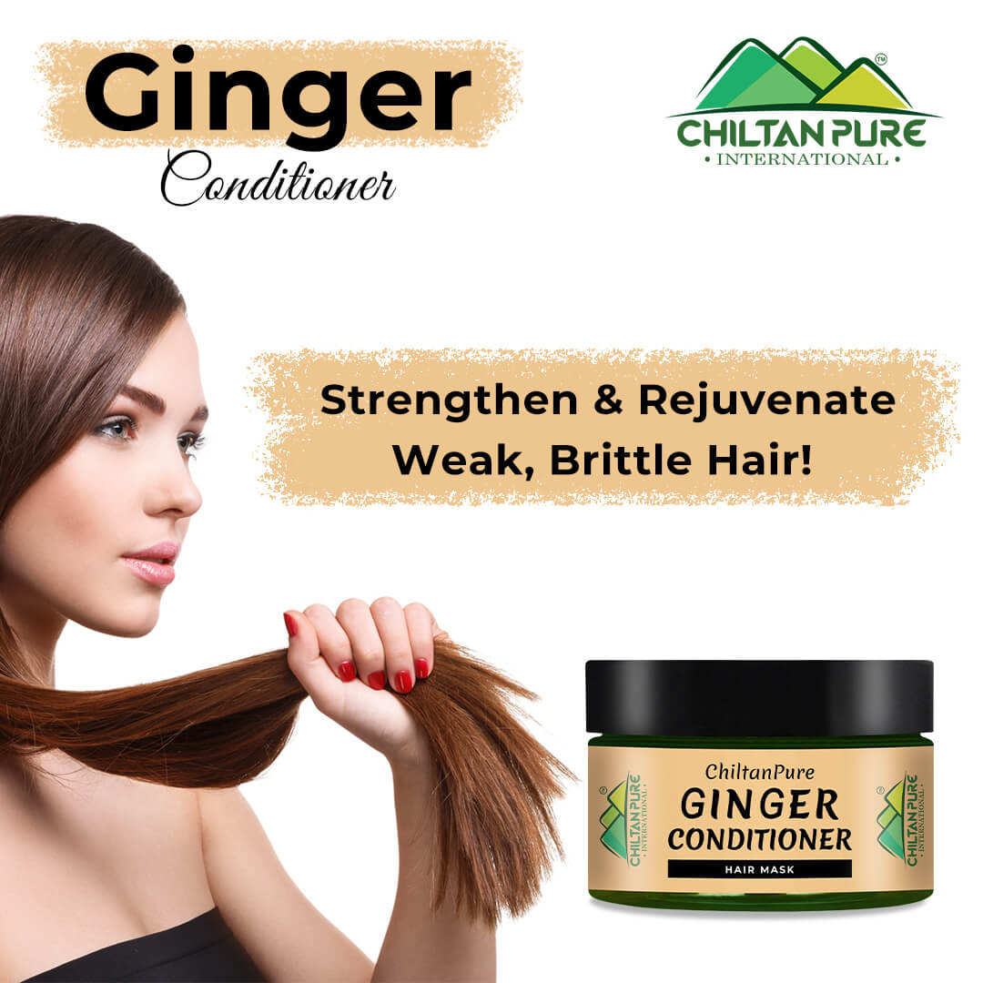 Ginger Conditioner Hair Mask – Nourishes Hair, Restores Hair Manageability, Makes Hair Soft & Shiny 250ml - Mamasjan