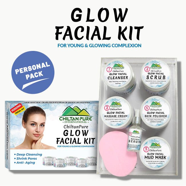 Glow Facial Kit (4x Results) – Deep Cleansing, Anti- Aging & Enhances Skin’s Natural Glow,, 5️⃣ ⭐⭐⭐⭐⭐ RATING - Mamasjan