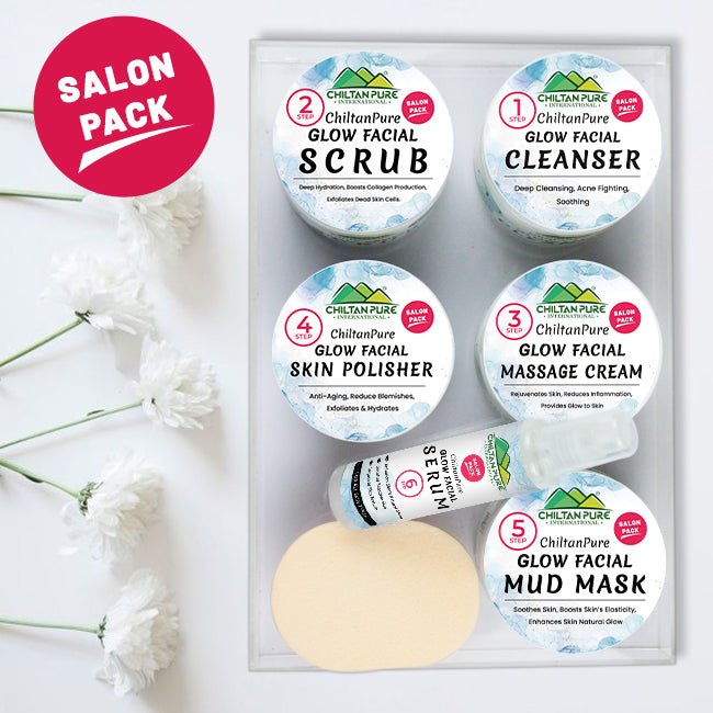 Glow Facial Kit (4x Results) Family Pack – Deep Cleansing, Anti- Aging & Enhances Skin’s Natural Glow - Mamasjan