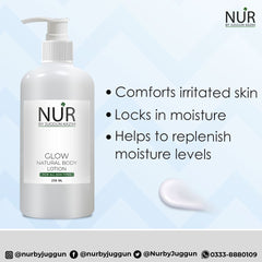 Glow Natural Body Lotion – A big no to skin dryness, heals dry skin, locks in moisture – 100% Pure - Mamasjan