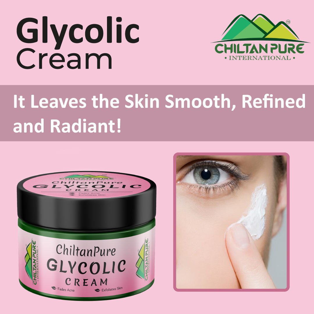 Glycolic Cream – Exfoliates Skin, Treats Acne, Shrink Pores & Reduce Fine Lines & Wrinkles - Mamasjan