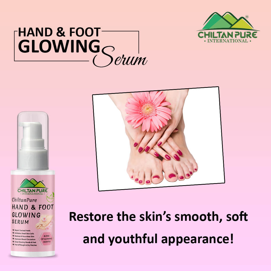 Hand & Foot Glowing Serum - Exfoliates Dead Skin, Anti–Aging, Peel off Rough & Dry Patches, Give Glowing Hands & Feet!! - Mamasjan