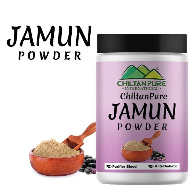 Jamun Powder - Purifies Blood, Anti-Diabetic, Heart Healthy & Rich In Vitamins - Mamasjan