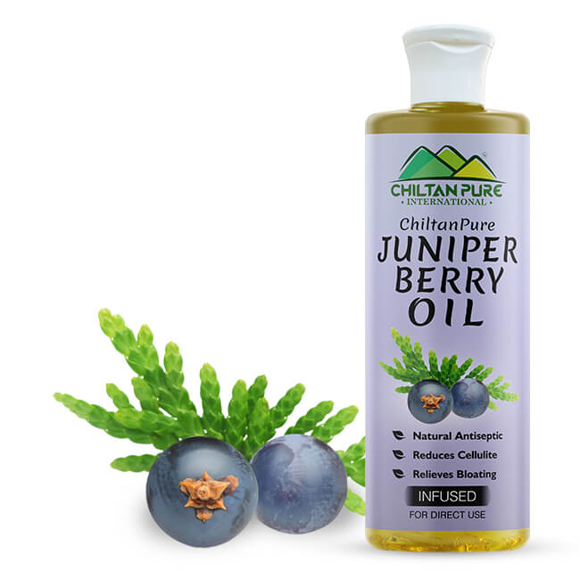Juniper Berry Infused Oil – Natural Antiseptic, Relives Bloating, Relaxant & Sleep Aid 200ml - Mamasjan