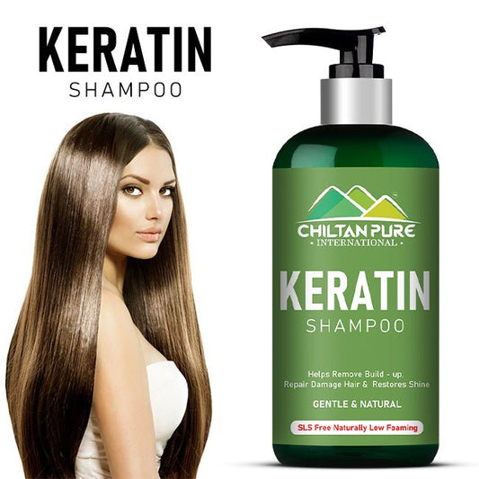 Keratin Shampoo – Promote Hair Growth, Restores Hair Protein, Makes Hair Shiny & Straight 250ml - Mamasjan