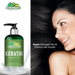 Keratin Shampoo – Promote Hair Growth, Restores Hair Protein, Makes Hair Shiny & Straight 250ml - Mamasjan
