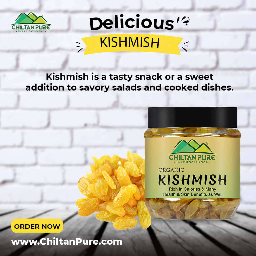 Kishmish – Improves Eyesight, Regulates Blood Pressure, Helps in Weight loss & Prevention of Cancer 210gm - Mamasjan